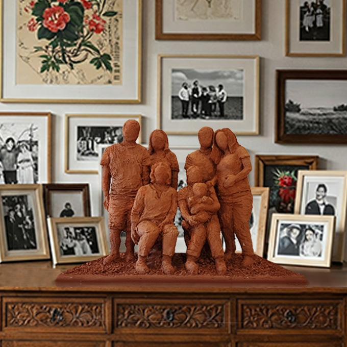 Marc-Vermeulen-sculpture-terre-argile-orp-jauche-famille-cadres-photos